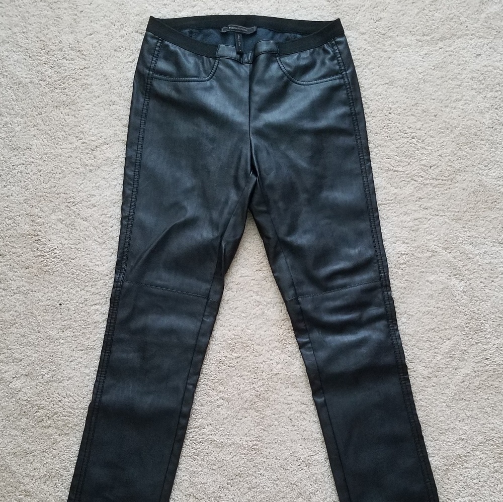 BCBG Faux Leather Pants